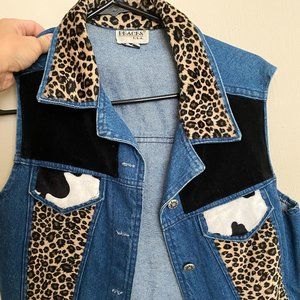 The COOLEST jean vest